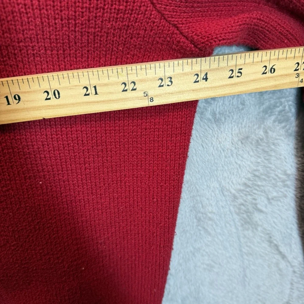 Polo Ralph‎ Lauren 1/4 Zip Pullover Knit Sweater Mens 2XL Pima Cotton Red